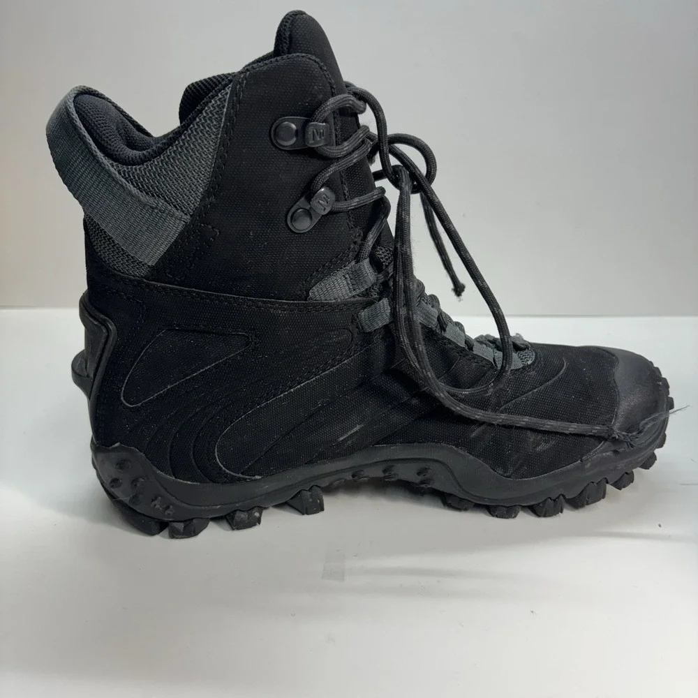Merrell Chameleon Black Thermo 8 Tall Waterproof Men's 7.5 Hiking Outdoor Trail - Picture 3 of 10